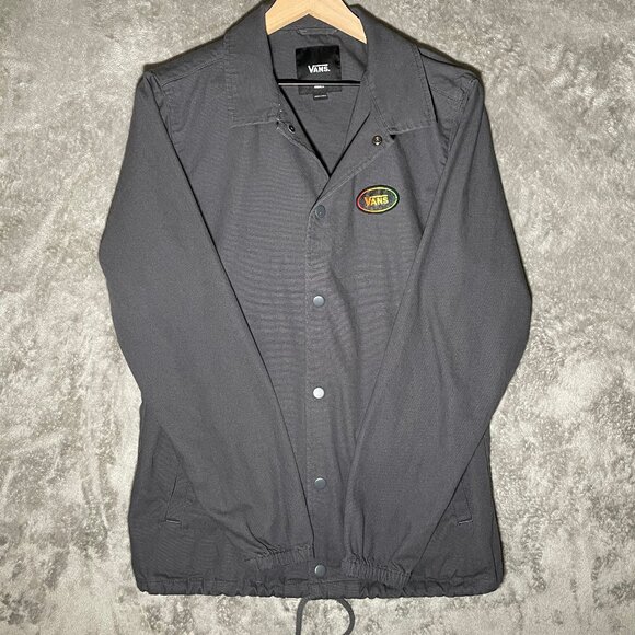 Vans Canvas Skate Jacket Mens Small Tyson Peterson Utility Skater Y2K Pockets - Picture 1 of 11